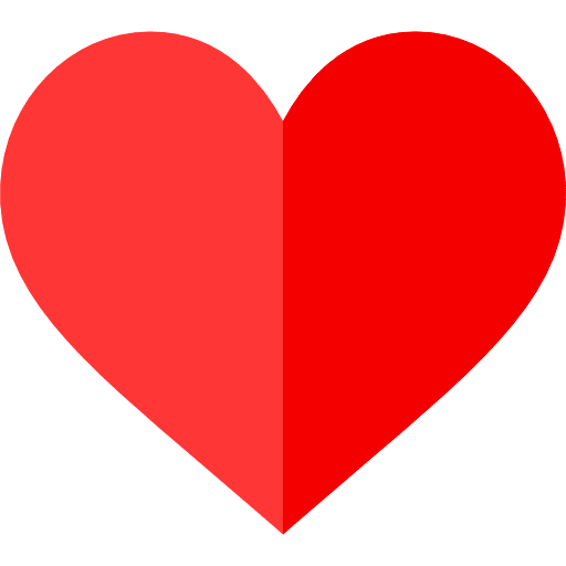 Like shapes twitter like loving icon