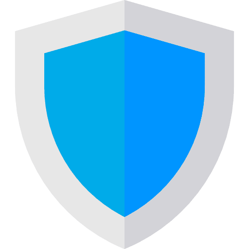 Shield security defense crest icon