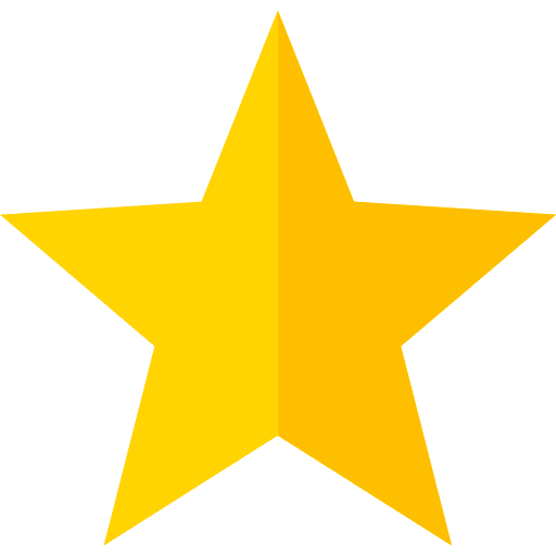 Star shine rate signs icon