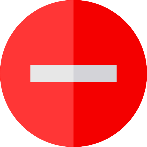 Minus maths mathematics line icon