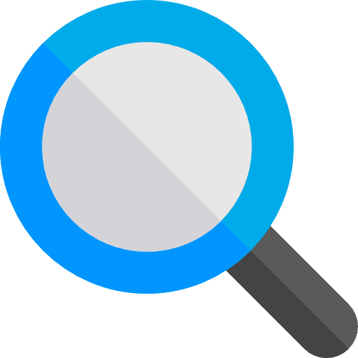 Search detective loupe zoom icon