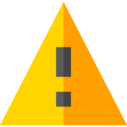 Warning warning signs signaling icon