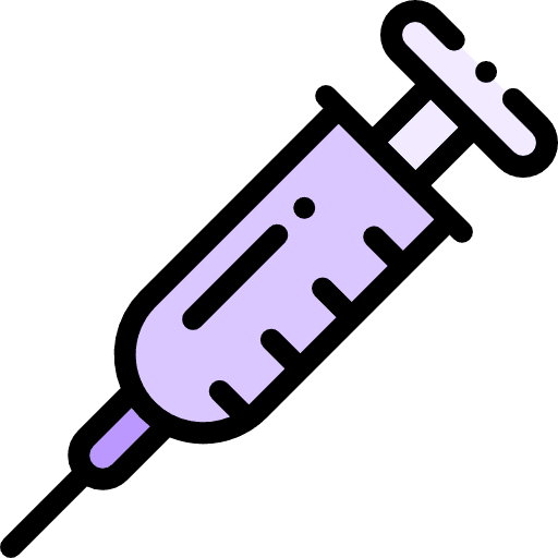 Injection shot insulin medical tool icon