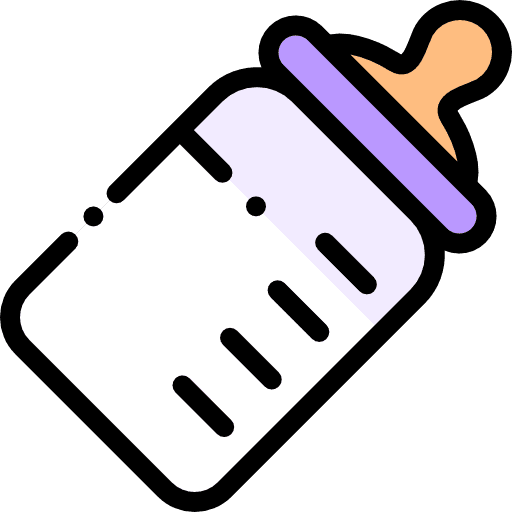 Milk bottle kid and baby baby bottle milk icon