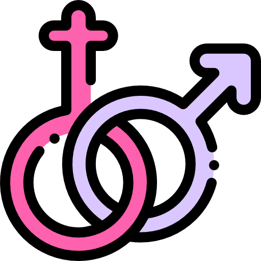 Sex healthcare and medical sex symbol couple icon