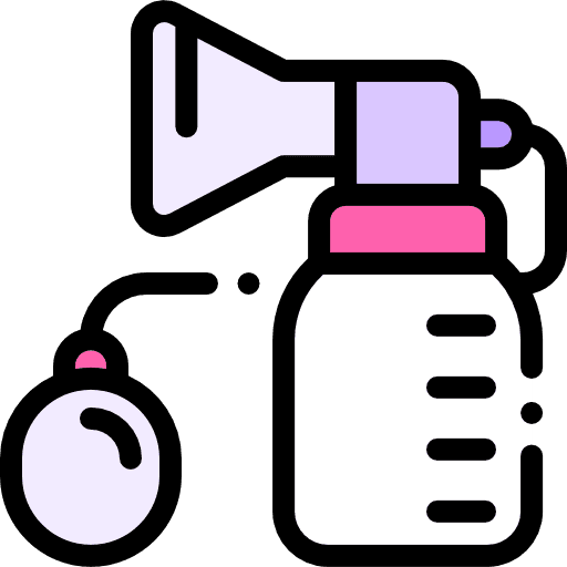 Breast pump breast pump baby kid and baby icon