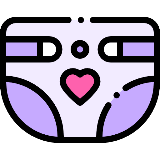 Diapers infant childhood nappy icon