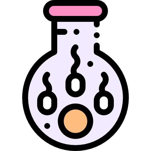 Insemination medical reproduction sperm icon