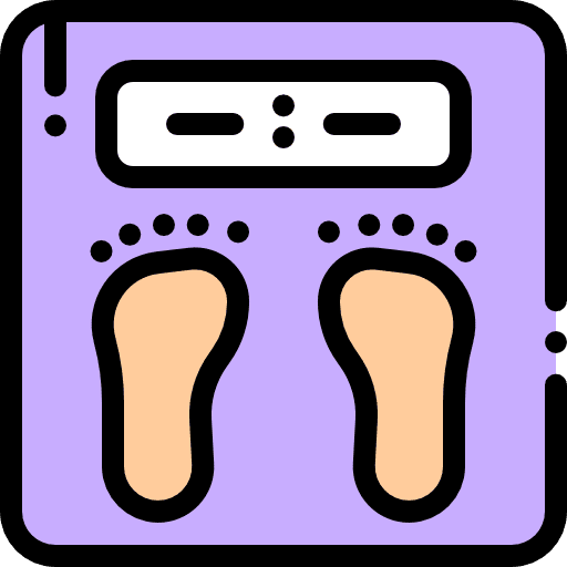 Scale hospital scale weight icon