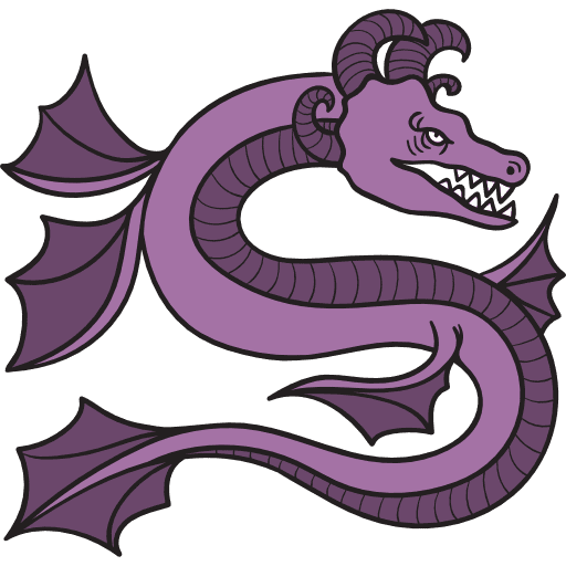 Dragon monster character legend icon Dragon monster character legend icon