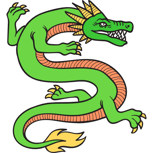 Dragon legend monster folklore icon Dragon legend monster folklore icon