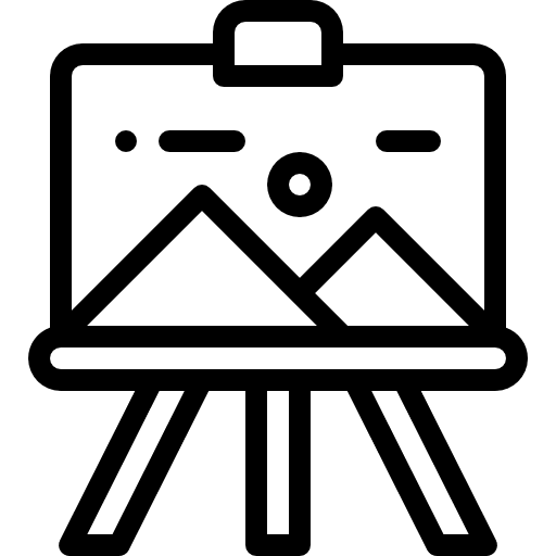 Canvas art canvas artwork icon