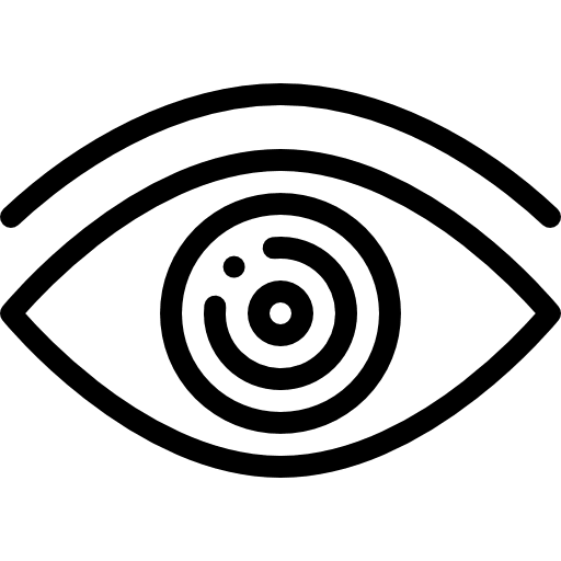 Eye ophthalmology eye eyeball icon