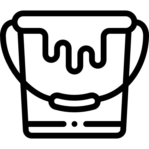 Paint bucket edit tools graphic tool art icon