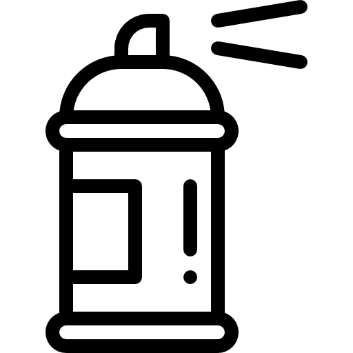 Spray art and design art painting icon