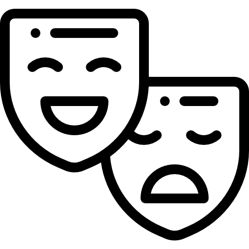 Theater masks theater masks mask drama icon