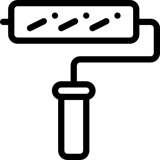 Paint roller painter construction and tools edit tools icon