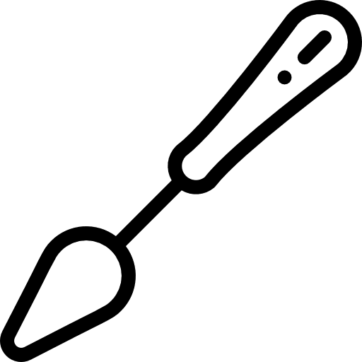 Paint scraper construction and tools scraper utensil icon