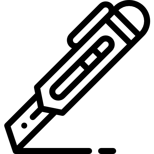 Cutter art and design cut handcraft icon