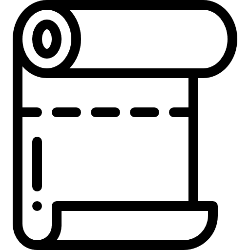 Paper roll printer edit tools art and design icon