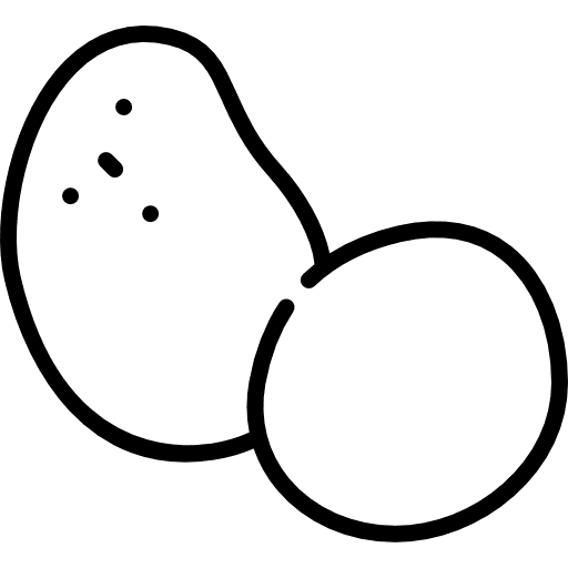 Potato potatoes healthy organic icon