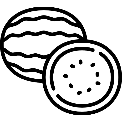 Watermelon diet fruit food and restaurant icon