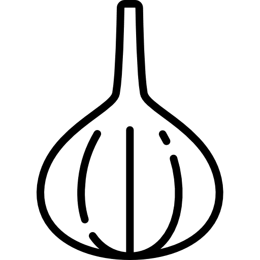 Garlic food clove garlic vegetable icon