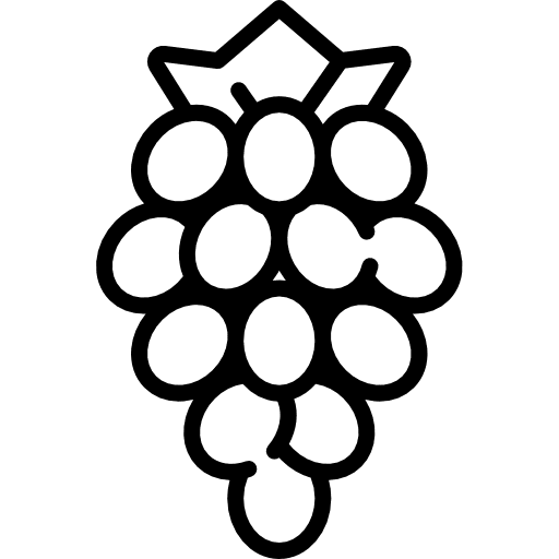 Grapes food diet food and restaurant icon