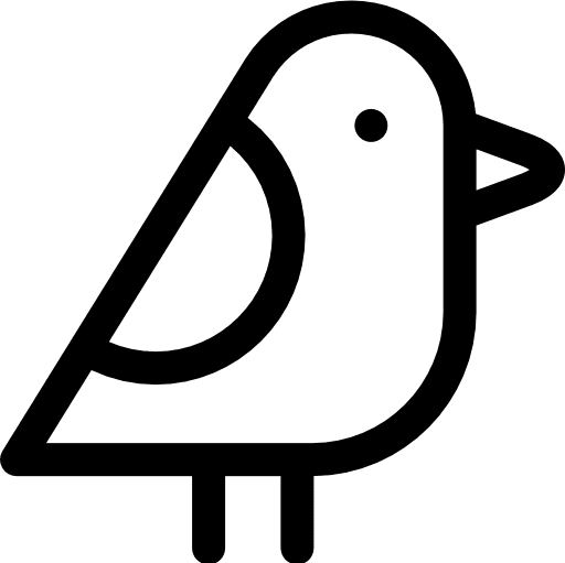 Bird animals wings cute icon Bird animals wings cute icon