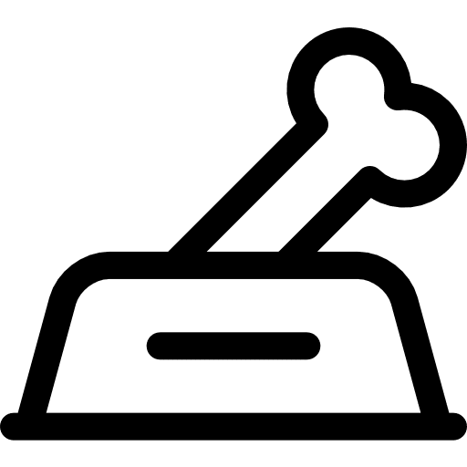 Bowl pet animals dog icon Bowl pet animals dog icon