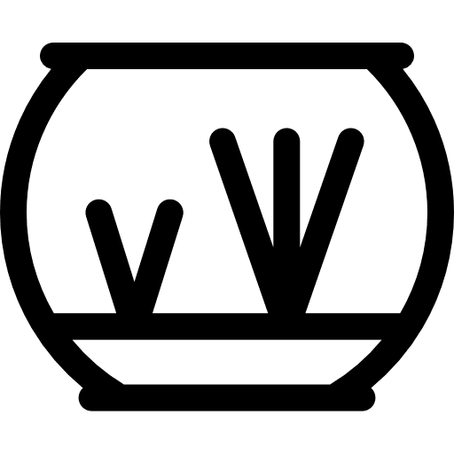 Fish bowl pet fish tank fish icon Fish bowl pet fish tank fish icon