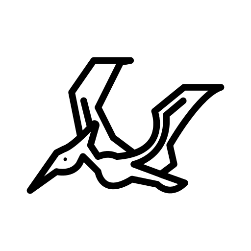 Pterodactyl dinosaur animals pterodactyl icon