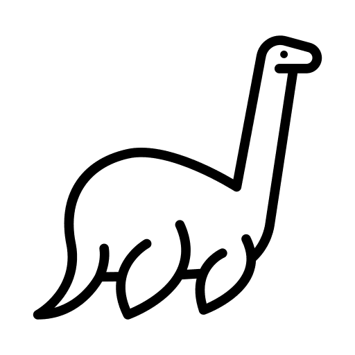 Diplodocus animals herbivore wild life icon Diplodocus animals herbivore wild life icon