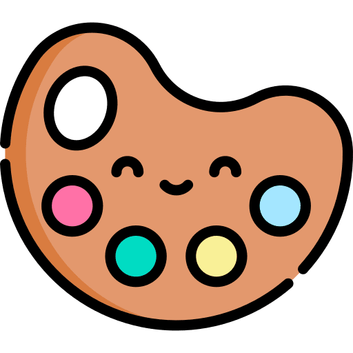 Palette painter palette art and design icon