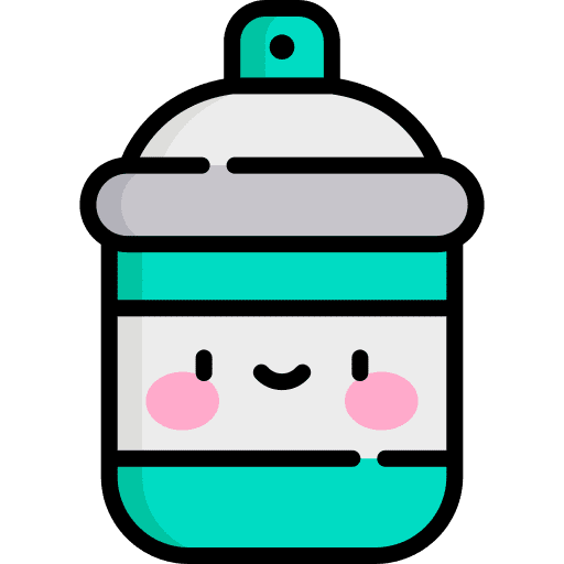 Graffiti painting art and design spray icon