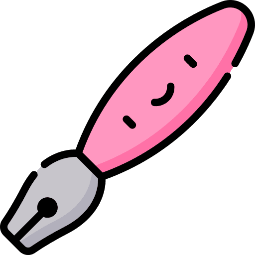 Pen writing tools and utensils pen icon