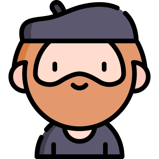 Artist male people man icon