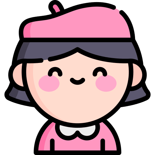 Artist professions and jobs painter hat icon