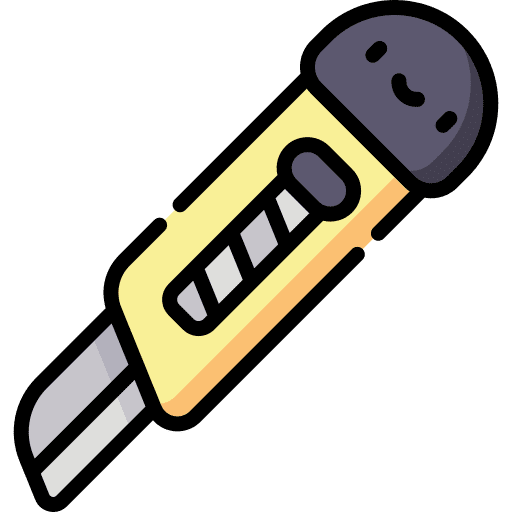 Cutter carpentry cutter blade icon