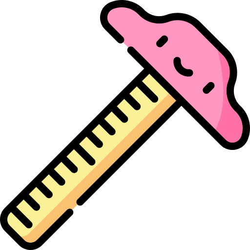 Ruler graphic tool education measuring icon