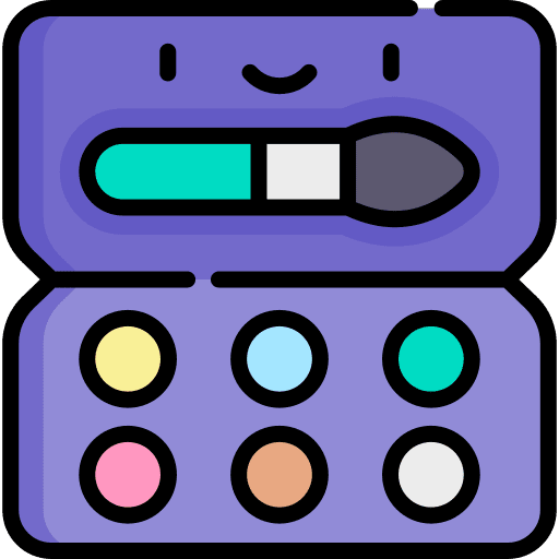 Watercolor painting watercolor art and design icon