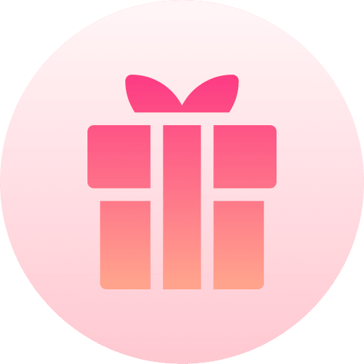 Gift box package gift box present box icon