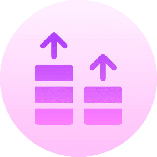 Growth bank fund business and finance icon