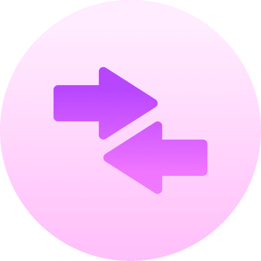 Traffic left double sided arrow traffic icon