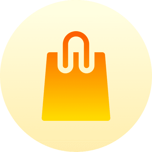 Shopping bag commerce and shopping buy sell icon