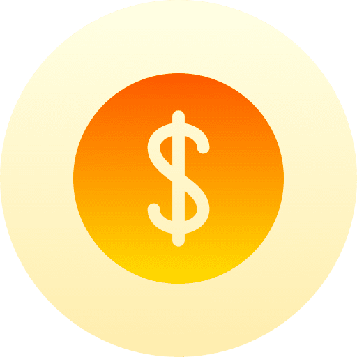 Coin dollar money business and finance icon