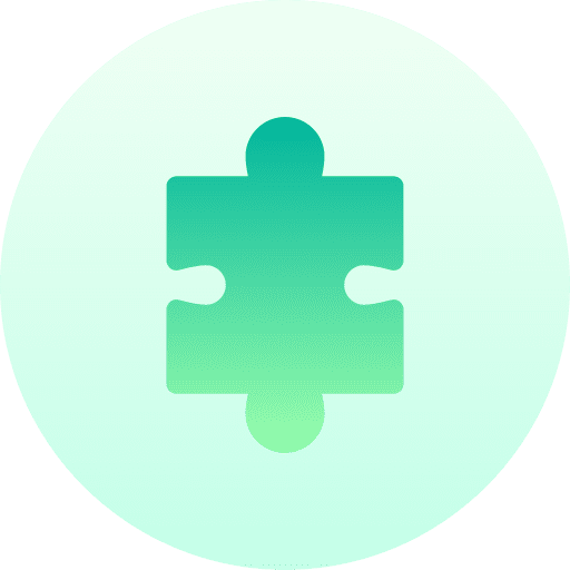 Puzzle solution puzzle gaming icon