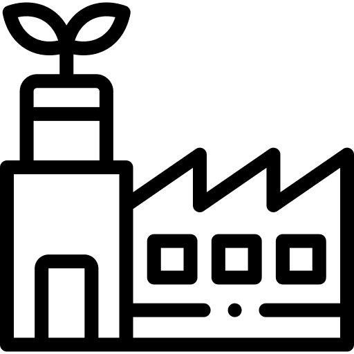 Eco factory ecological factory ecology and environment icon Eco factory ecological factory ecology and environment icon