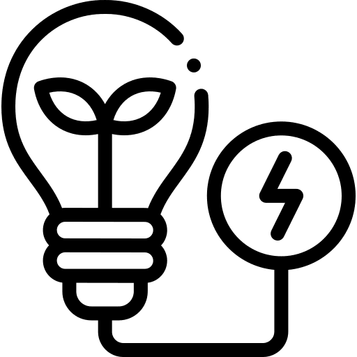 Eco light light bulb environment eco light icon Eco light light bulb environment eco light icon