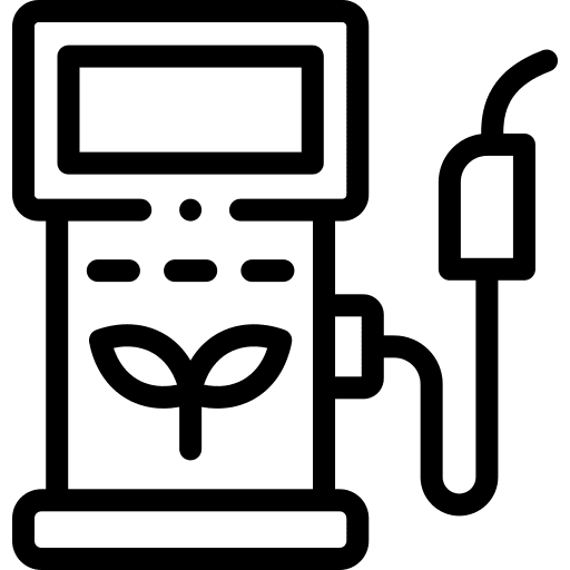 Eco fuel petrol energy station fuel icon Eco fuel petrol energy station fuel icon